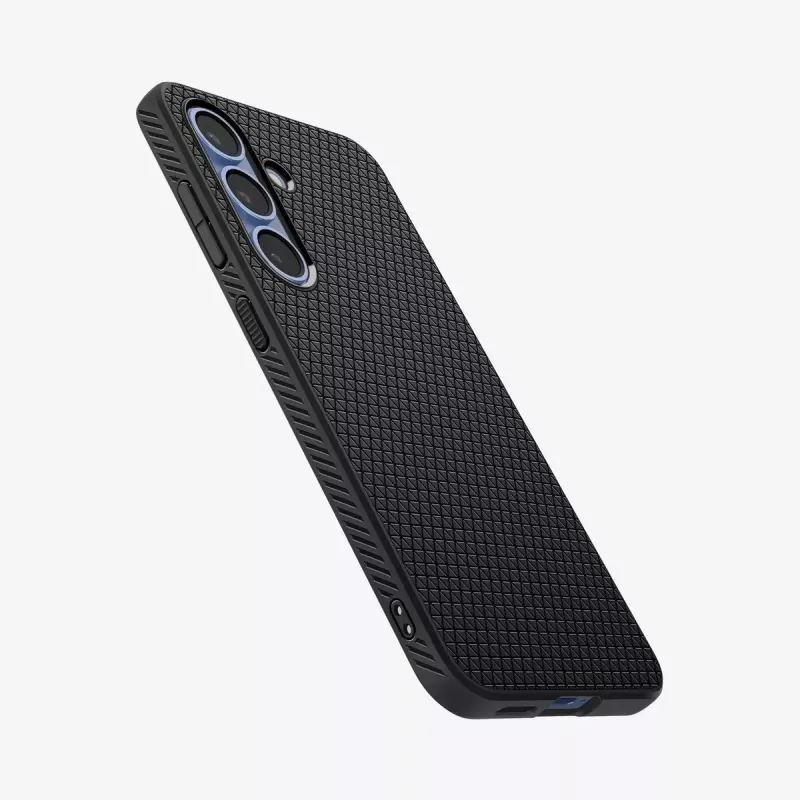 Suojakotelo Spigen Galaxy S25 Liquid Air mattamusta monokromaattinen