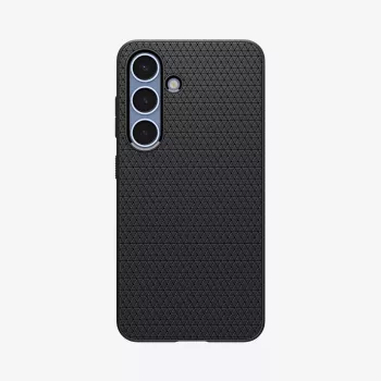 Suojakotelo Spigen Galaxy S25 Liquid Air mattamusta monokromaattinen