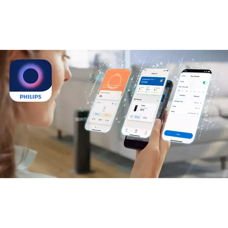 Philips 5000 Series Smart Tower keraaminen lämpöpuhallin