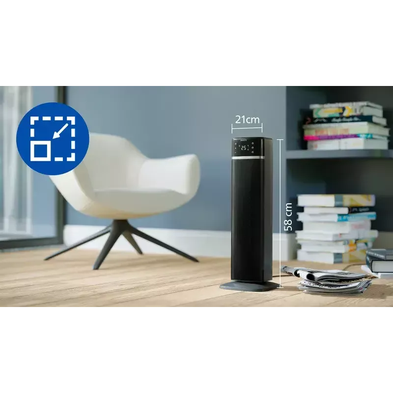 Philips 5000 Series Smart Tower keraaminen lämpöpuhallin
