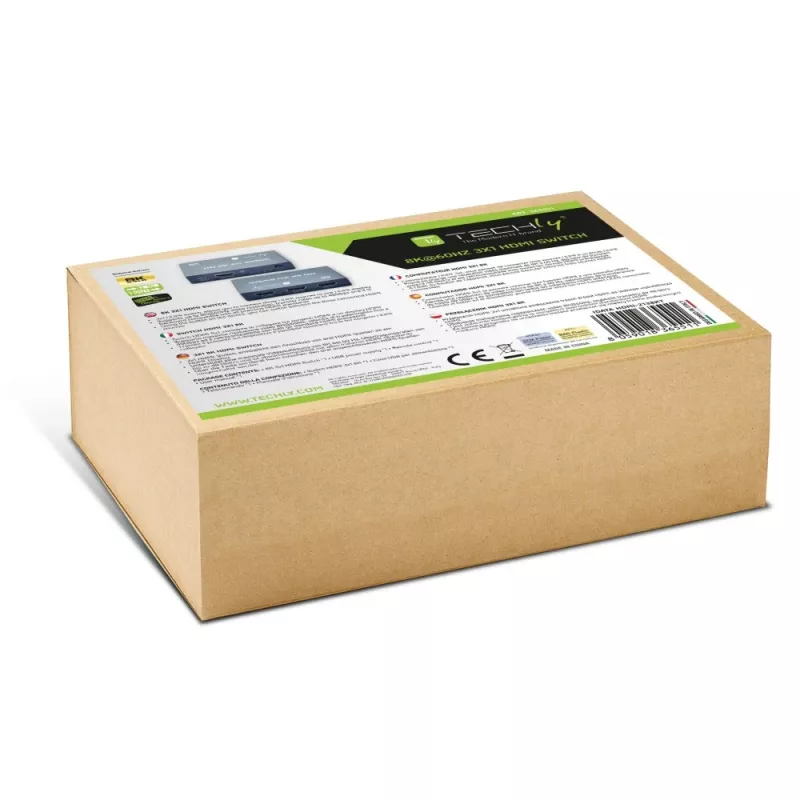 Videoswitch Techly IDATA HDMI-2138KT HDMI 60Hz 2m
