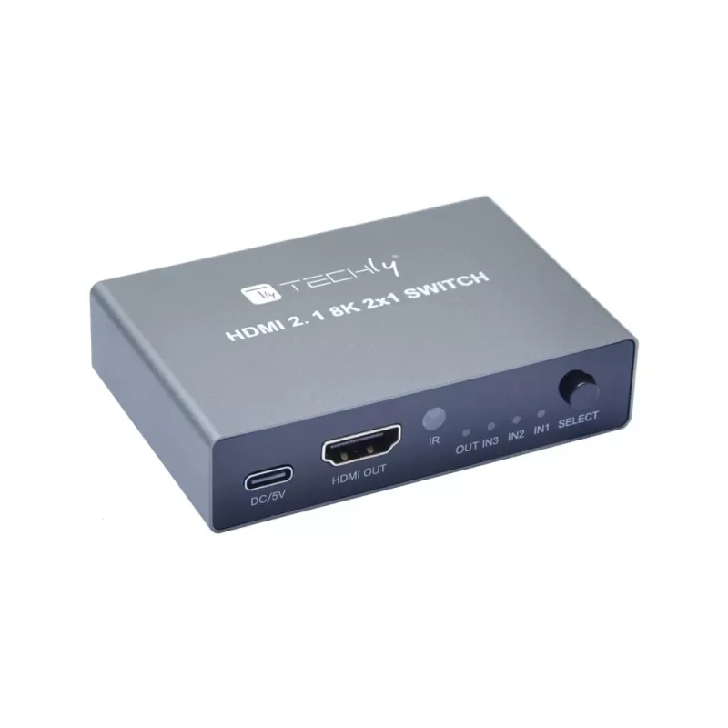 Videoswitch Techly IDATA HDMI-2138KT HDMI 60Hz 2m