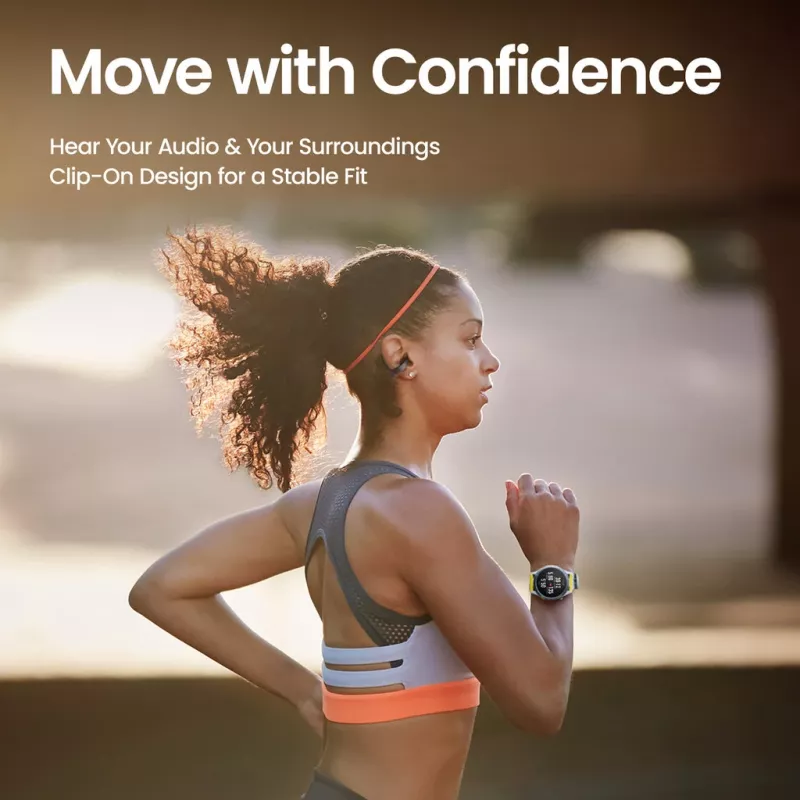 Amazfit Up kuulokkeet langattomat in-ear puhelut/musiikki USB Type-C Bluetooth musta