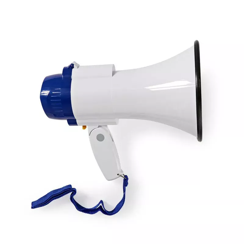 Megafoni Nedis MEPH150WT valkoinen sininen 15 W 150 m kantama