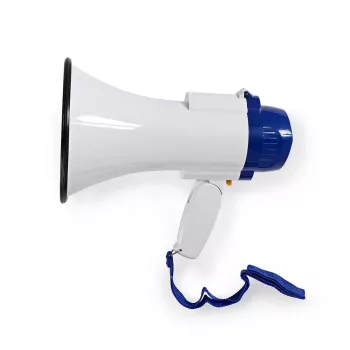 Megafoni Nedis MEPH150WT valkoinen sininen 15 W 150 m kantama