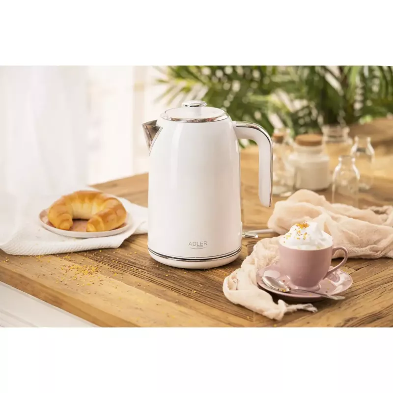 Vedenkeitin Adler 1,7 L 2200 W valkoinen