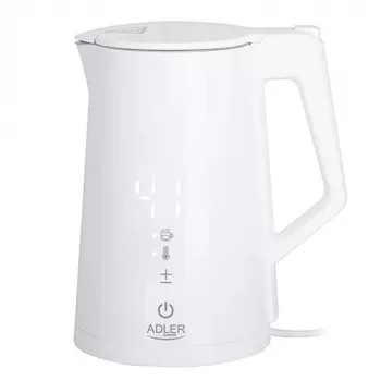 Sähköinen vedenkeitin Adler 1,7 l 1850 W valkoinen