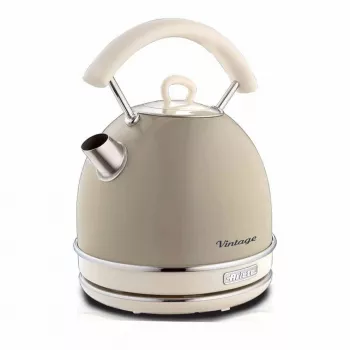 Ariete 2877 vedenkeitin Vintage, 1,7 L, langaton, beige, 1,7 L, 2000 W, beige, vedenpinnan ilmaisin, langaton, suodatin