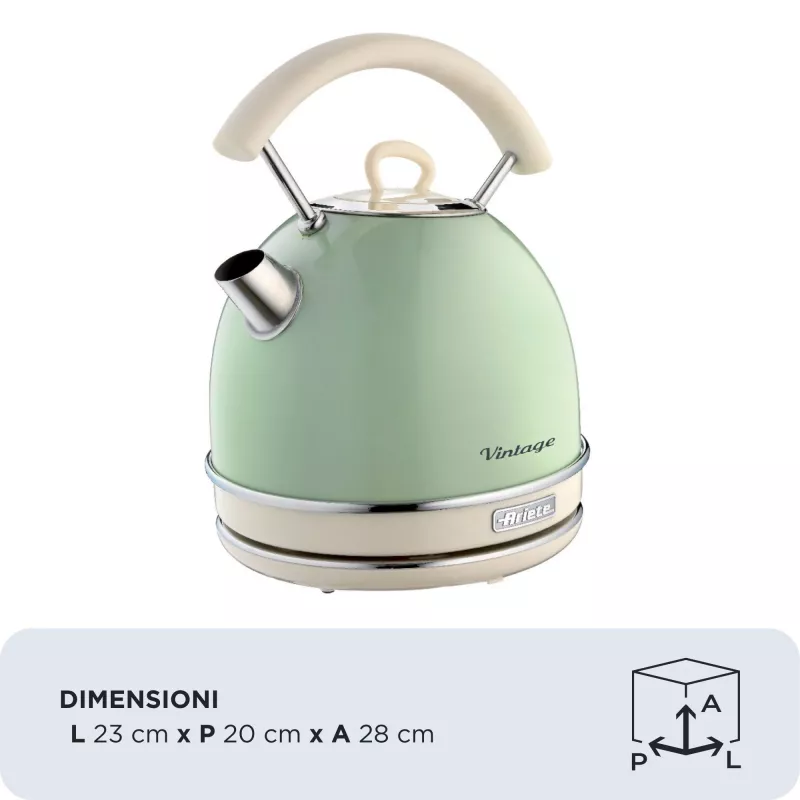 Vedenkeitin ARIETE Vintage A2877/04 vaaleanvihreä
