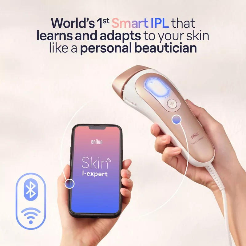 Braun Silk-Expert Pro IPL PL7253 Intense Pulsed Light (IPL) ruusukulta, valkoinen