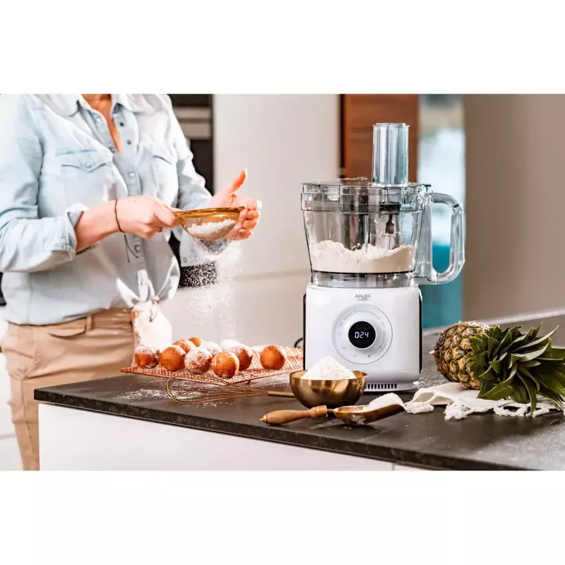 Adler AD 4224 monitoimikone, 1000 W, 2 l kulho, 7 nopeutta, valkoinen