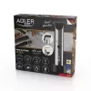 Adler AD 2834 hiustenleikkuri, 3 mm – 1,2 cm, 4 kampaterää, LCD, hopea