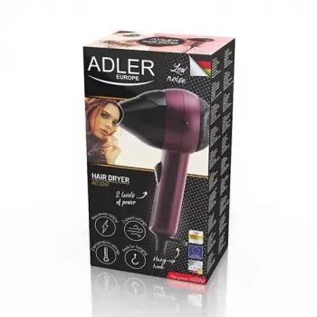 Adler AD 2247 hiustenkuivaaja 1400 W violetti