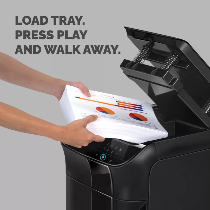 Fellowes AutoMax 600M paperisilppuri mikroleikkaus 60 dB 23 cm musta