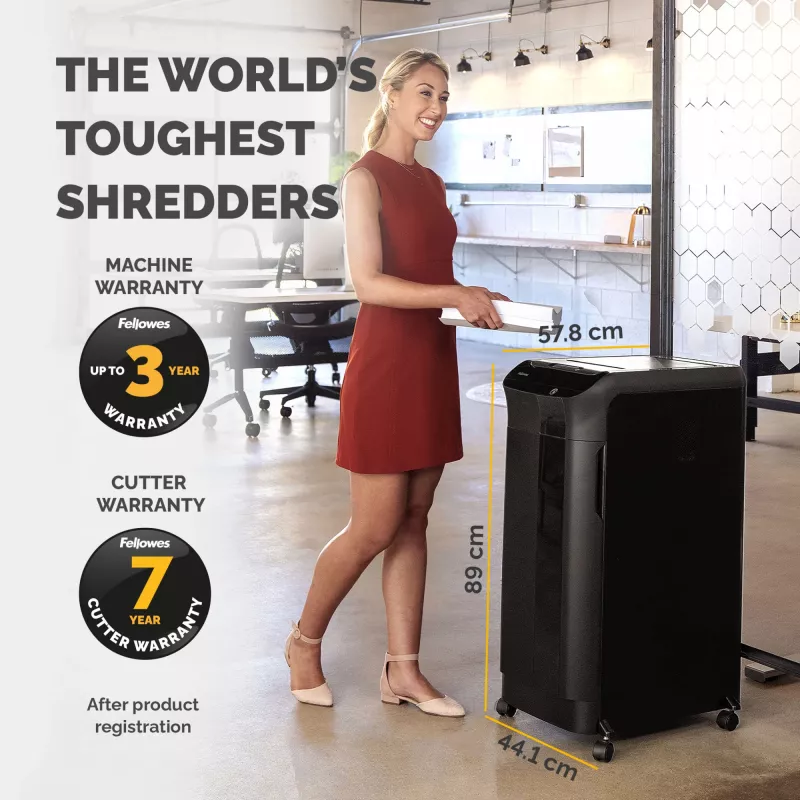 Fellowes AutoMax 600M paperisilppuri mikroleikkaus 60 dB 23 cm musta