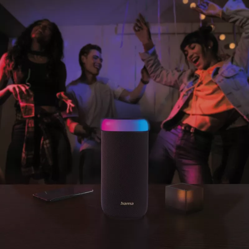 Hama Shine 2.0 stereo kannettava kaiutin musta 30 W