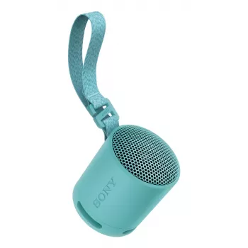 Sony SRS-XB100 - langaton kannettava Bluetooth-kaiutin, kestävä IP67 vedenpitävä ja pölytiivis, 16 tunnin akku, ympäristöystävällinen, ulkoiluun ja matkalle sininen