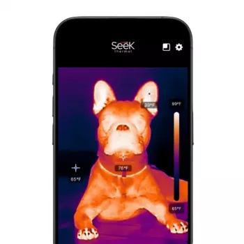 Pidike Seek Thermal NC-AAA Nano-kameralle musta 50x40x80mm