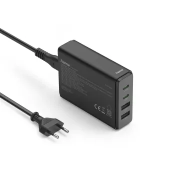 Hama 00201979 laturi mobiililaitteille kannettava tietokone, varavirtalähde, älypuhelin, tabletti musta AC pikalataus sisäkäyttöön