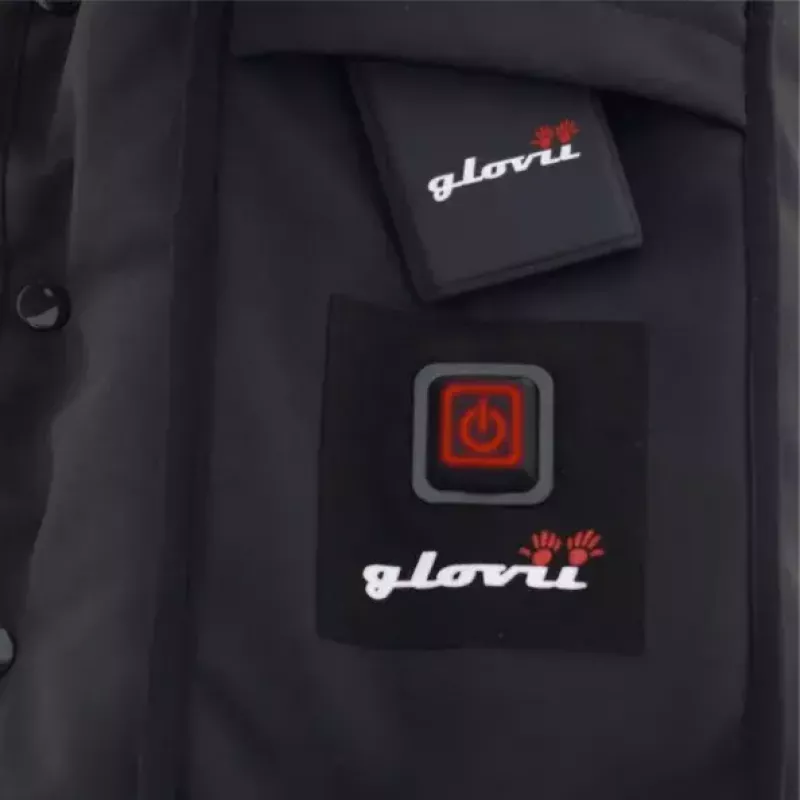 Glovii GF41 selkäsuoja Heated Muff 4in1 unisex musta harmaa
