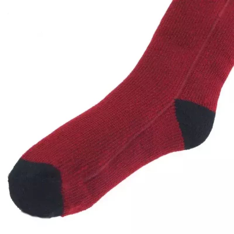 Glovii GQ3M lämmitettävät sukat kaukosäätimellä, unisex, koko M (35-40), punaiset