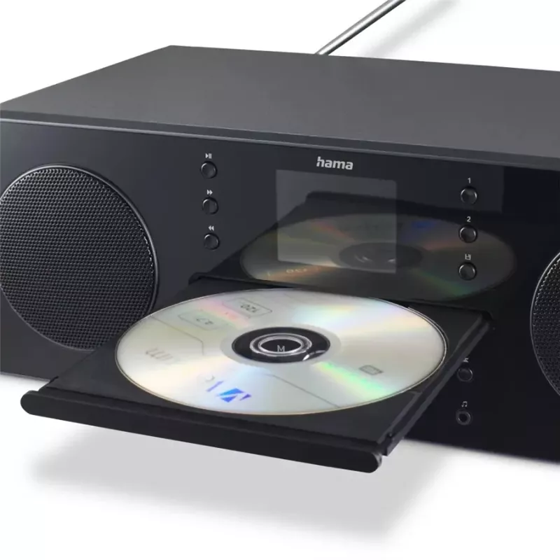 Hama DIR1570CBT musta, harmaa kannettava CD-soitin