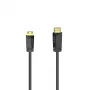 Hama 00205015 HDMI-kaapeli 1,5 m HDMI Type-A (Standard) HDMI Type-C (Mini) musta