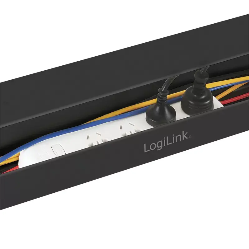 Kaapelikouru LogiLink KAB0070 musta 114 mm 76 mm 0,6 m