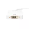 LogiLink CV0045A Mini DisplayPort – HDMI/DVI/DisplayPort -sovitin, 4K, 0,15 m, valkoinen