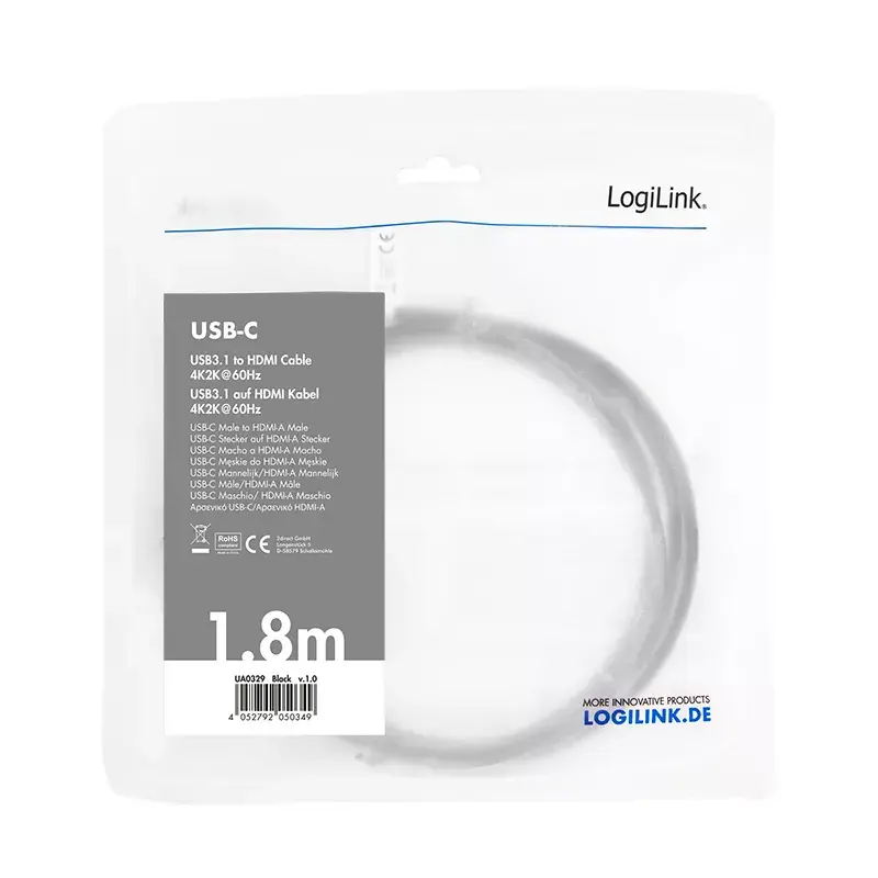 USB-näytönohjainadapteri LogiLink UA0329 musta