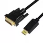 Videokaapeliadapteri LogiLink CV0130 1 m DisplayPort DVI musta