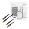 Audiokaapeli LogiLink CA1206 3 m 2xCinch uros musta