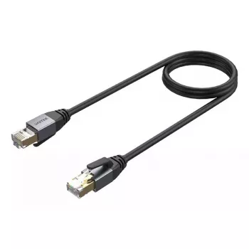 Verkkokaapeli UNITEK C18149AGY03-2M RJ-45 Cat8 2 m musta