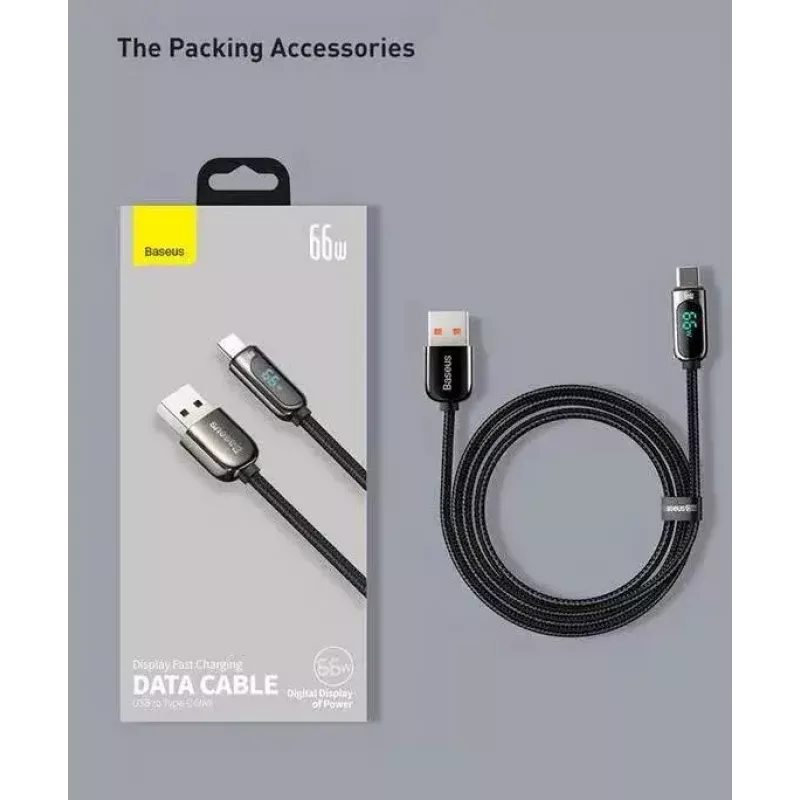 USB-kaapeli Baseus CASX020001 1 m USB A USB C musta