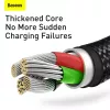 3-in-1 USB-kaapeli Baseus Tungsten Gold CAMLTWJ-01