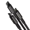 3-in-1 USB-kaapeli Baseus Tungsten Gold CAMLTWJ-01