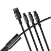 3-in-1 USB-kaapeli Baseus Tungsten Gold CAMLTWJ-01