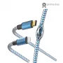 Hama Reflective -kaapeli 1,5 m sininen Lightning - USB-C 3 A