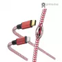 Hama Reflective -kaapeli 1,5 m punainen Lightning - USB-C 3 A