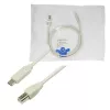 LogiLink CU0160 USB 2.0 -kaapeli USB-C – USB-B, 1 m, harmaa