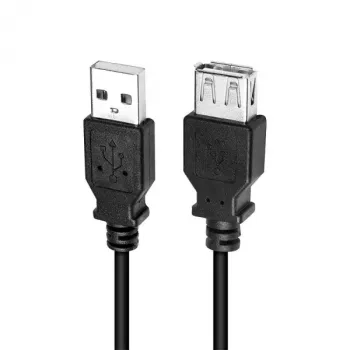 USB-kaapeli LogiLink CU0012B 5m USB 2.0 A - A musta