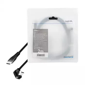 LogiLink CU0191 USB-kaapeli USB 2.0 2 m USB C musta