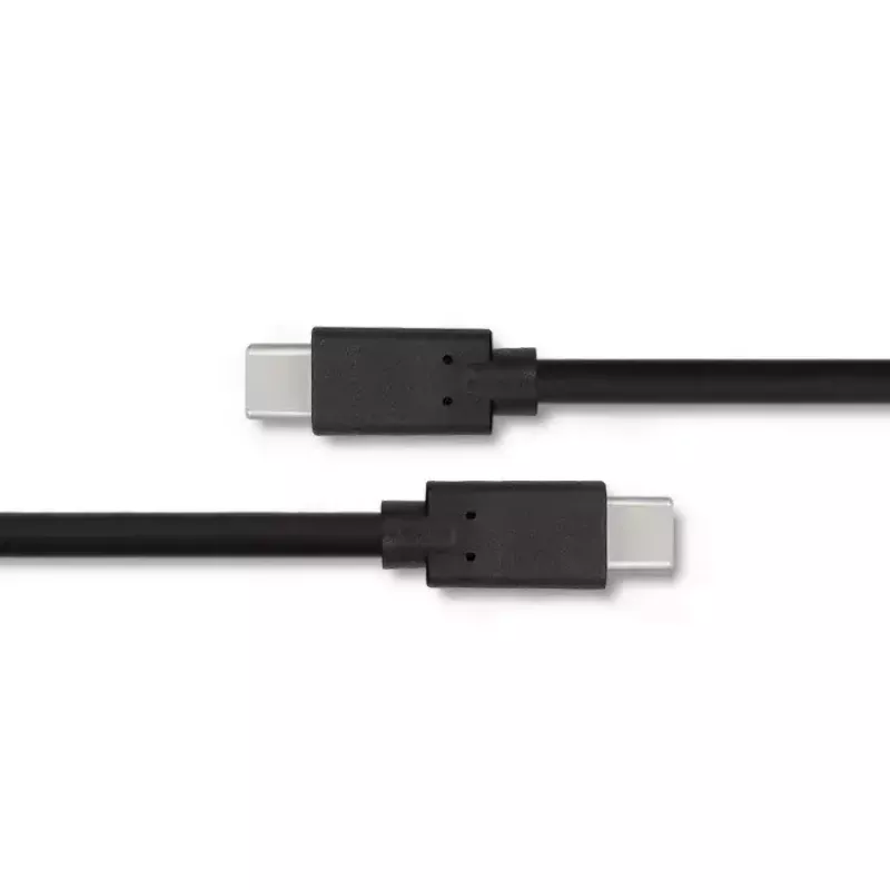 Qoltec 52352 USB-C – USB-C -kaapeli, USB 3.1, 5 Gbit/s, 2,5 m, musta