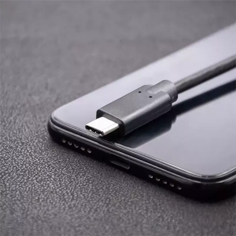 Qoltec 52352 USB-C – USB-C -kaapeli, USB 3.1, 5 Gbit/s, 2,5 m, musta