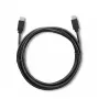 Qoltec 52352 USB-C – USB-C -kaapeli, USB 3.1, 5 Gbit/s, 2,5 m, musta