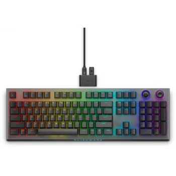 Alienware Tri-Mode AW920K näppäimistö Gaming USB + RF langaton + Bluetooth harmaa