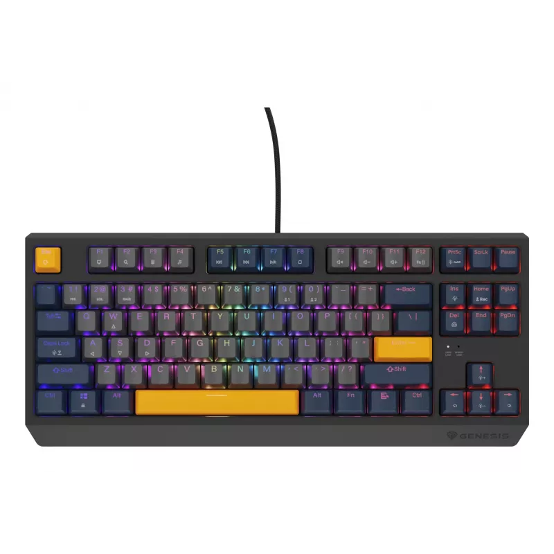 GENESIS Thor 230 TKL näppäimistö Gaming USB QWERTY englanti sininen