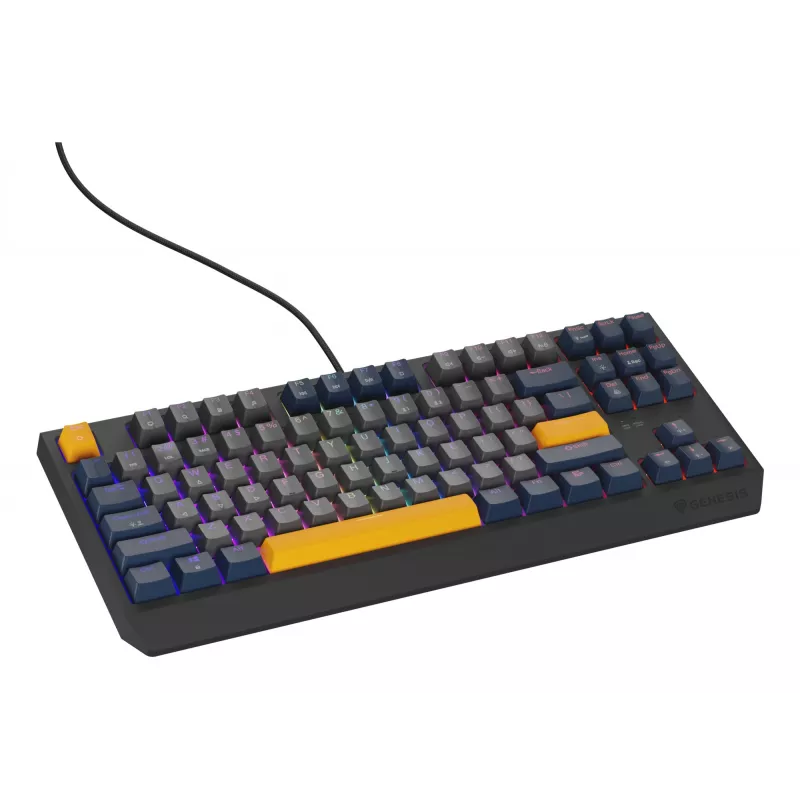 GENESIS Thor 230 TKL näppäimistö Gaming USB QWERTY englanti sininen