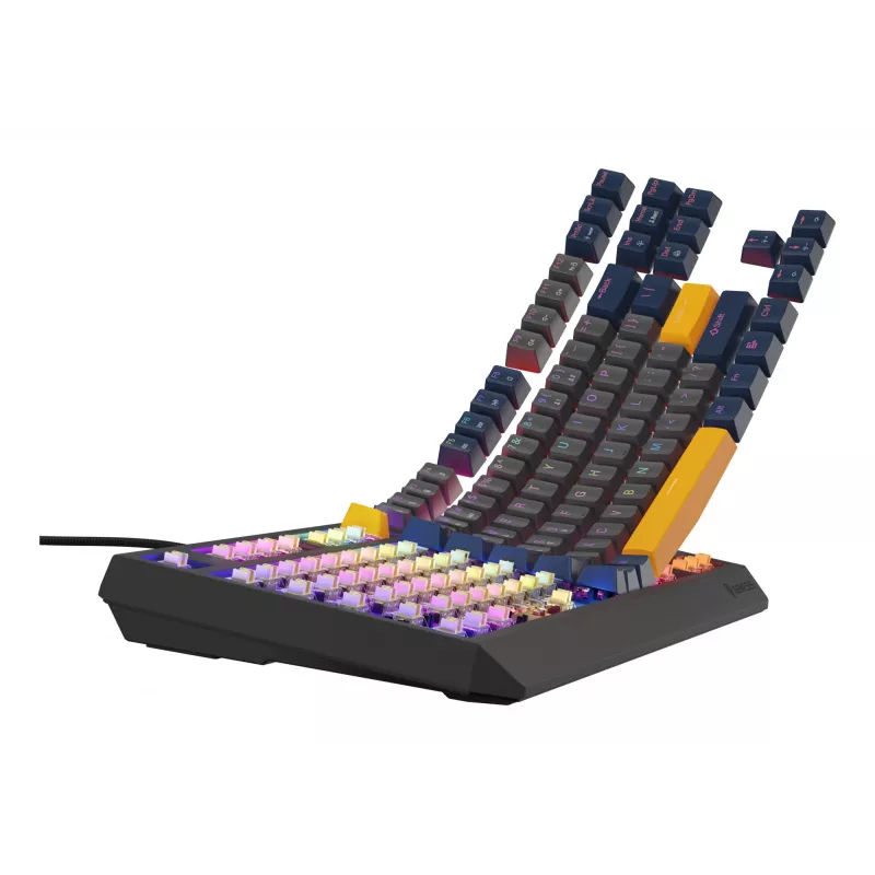 GENESIS Thor 230 TKL näppäimistö Gaming USB QWERTY englanti sininen