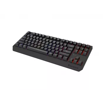Mekaaninen Tenkeyless Gaming-näppäimistö GENESIS Thor 230 TKL — USB, RF langaton, Bluetooth, 87 näppäintä QWERTY, harmaa